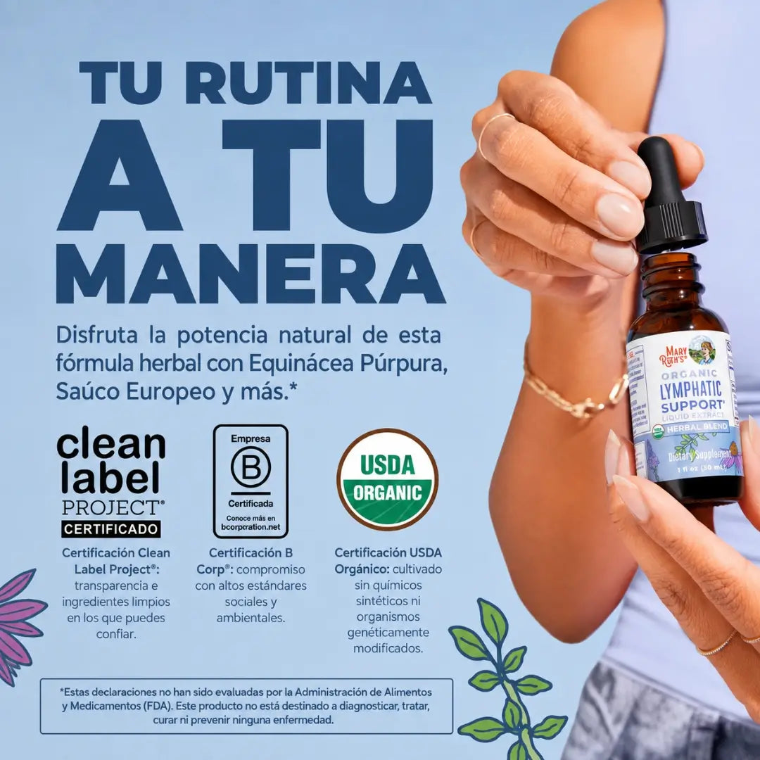 Drenaje Linfático en gotas - MaryRuth's ®