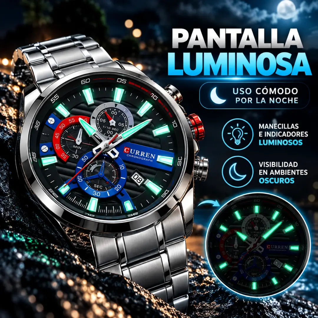 Reloj de Lujo Para Hombre CURREN 8415
